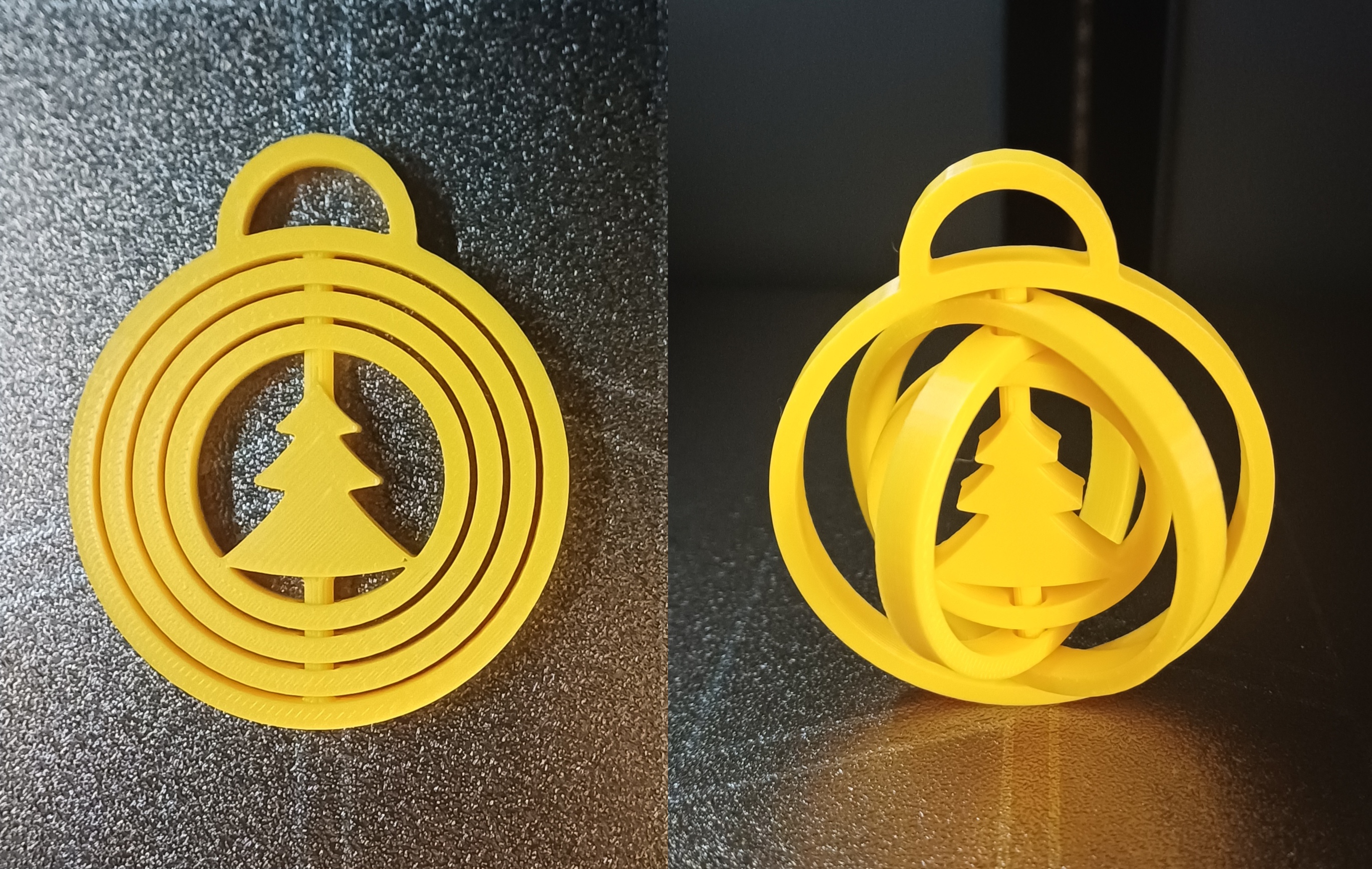 Weihnachtsornament (3D-Druck)